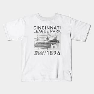 Cincinnati League Park Kids T-Shirt